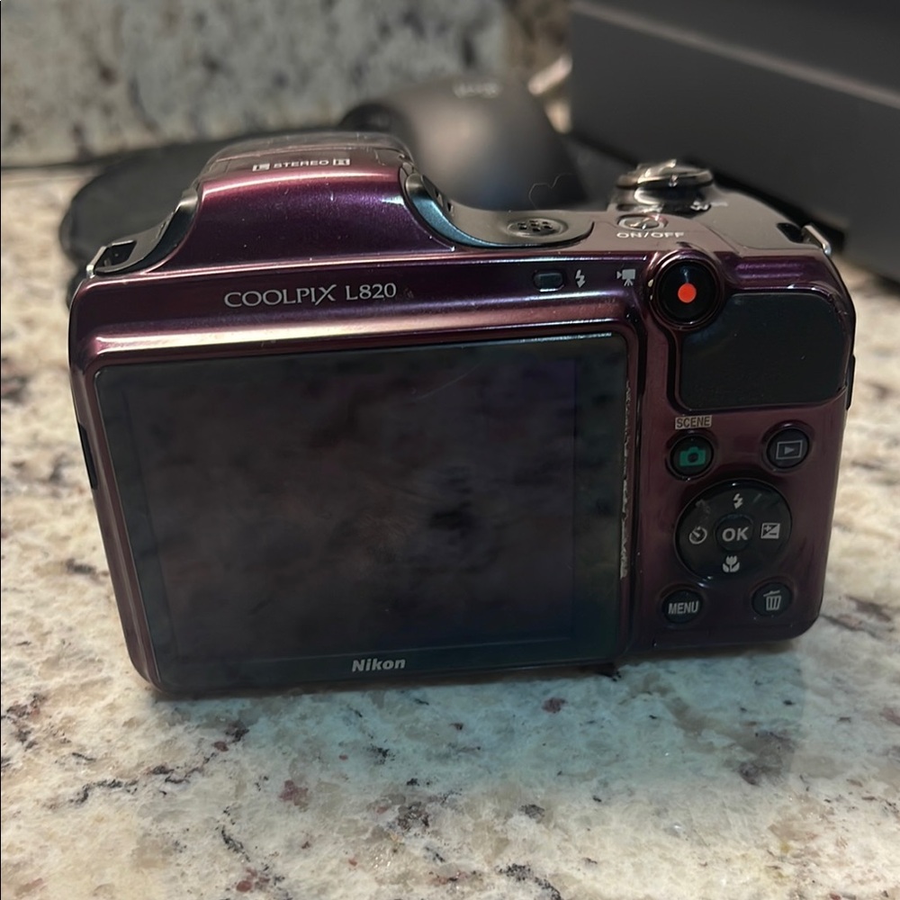 Nikon Coolpix Digital Camera Purple Compact Design
Used works just fine